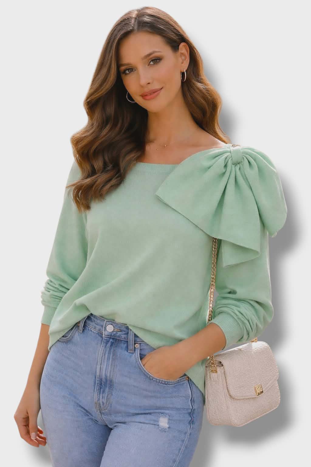 Sweater Ribbon-mint