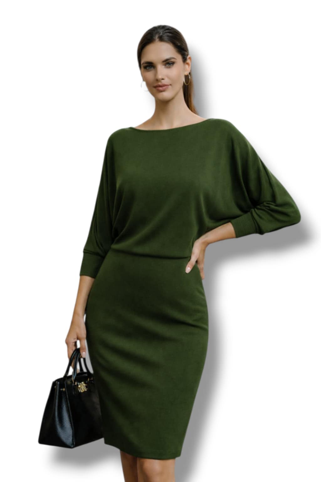 Abito Bat-deep green