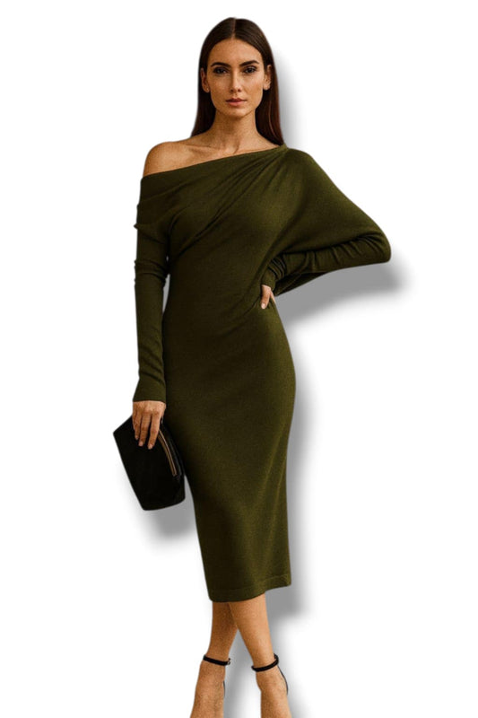 Haljina Zia- deep olive