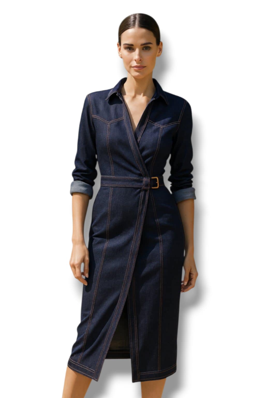 Traper haljina na preklop Eva